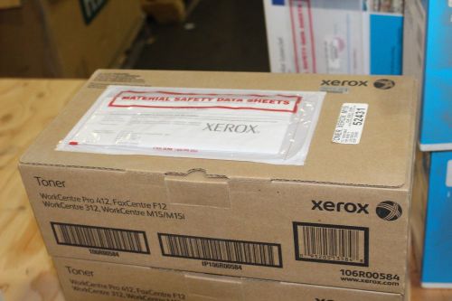 LOT OF 3  GENUINE XEROX 106R00584 TONER CARTRIDGE WORKCENTRE 312/M15/M15