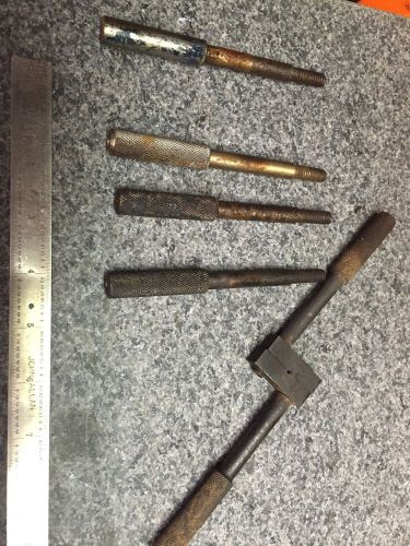 Machinist / Toolmaker Tools Lot Of Shop MadeTap Wrenches And Handles Lathe