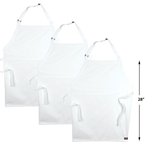 3pack dickies chef adjustable bib apron dc501 for sale