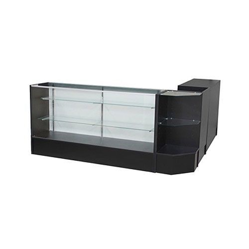 #sccombo-b showcase glass display case check out counter set **brand new** for sale