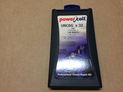 POWERCOIL 3532-6GK Helical Thread Repair Kit, 6-32, 20 Pcs