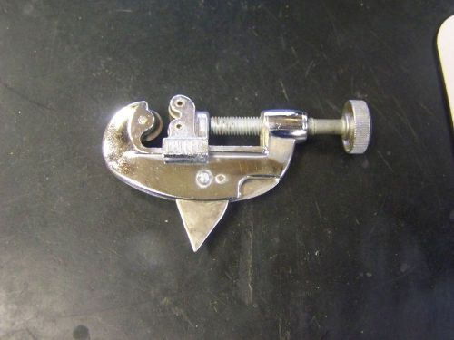 Vintage Fuller Metal Pipe-Tube Cutter-Chrome?-Polished Steel? Very Nice