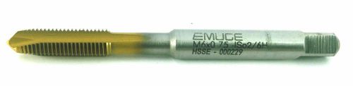 EMUGE Metric Tap M6x0.75 SPIRAL POINT HSSCO5% M35 HSSE TiN Coated