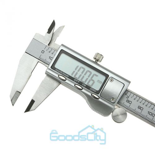 6&#034; 150mm stainless steel electronic digital vernier caliper micrometer guage usa for sale