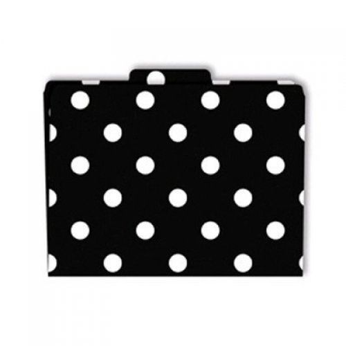 File folders black &amp; white dots for sale