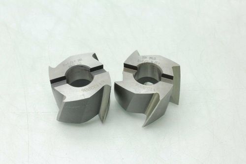 2 F&amp;D 2-1/2 Right Hand Hardened Steel End Mill Cutters 4 Flute Spiral