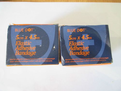 Blue Dot Elastic Adhesive Bandage - X2