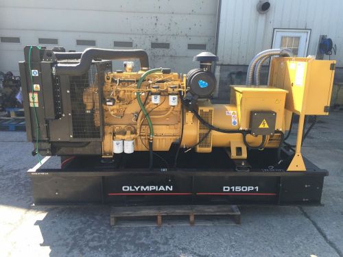 -150 kw olympian generator, 12 lead, reconnectable, skid mounted, 315 hours for sale