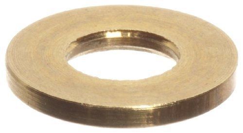 Brass Flat Washer, #2 Hole Size, 0.0890&#034; ID, 0.0280&#034; Nominal Thickness (Pack of