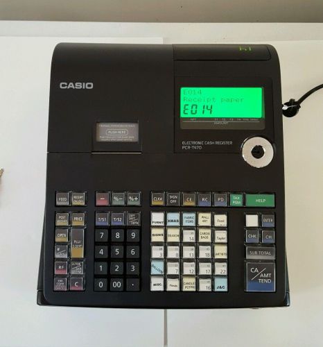 CASIO Electronic PCR-T470 Cash Register with keys