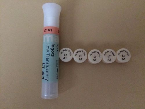 Ivoclar Vivadent e.Max Press LT A1 Low Translucency QTY 5 Ingots