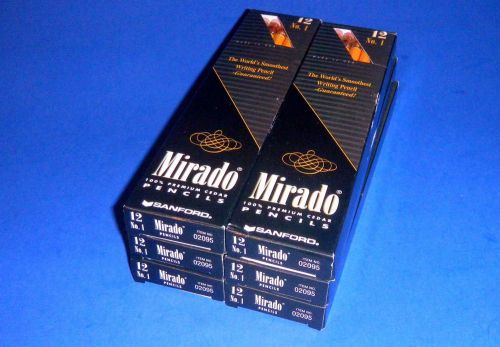 Six Dozen Sanford Mirado Premium Cedar Pencils #02095 No. 1 Extra Soft - 72 pcs.