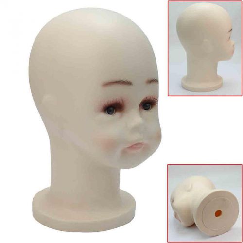 Mannequin Manikin Kid Child Head Wigs Sunglasses Hats Display for Retail Shop