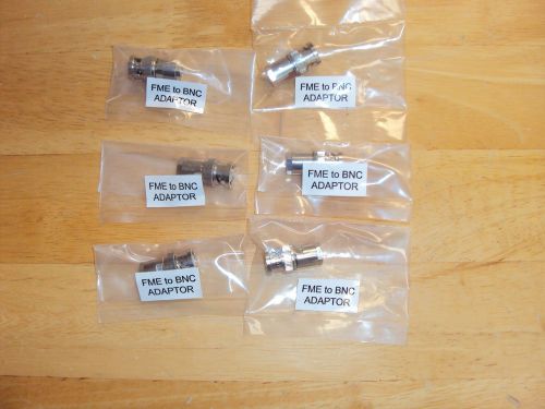 FME male to BNC male RF  radio adapters coaxial