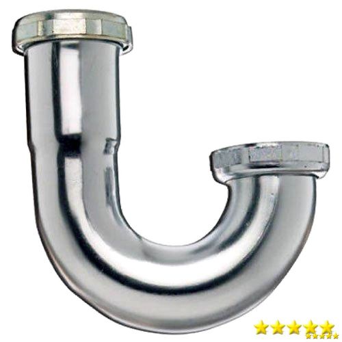Keeney 10487k 22-gauge 1-1/4-inch sink trap j-bend with captured nut  chrom, new for sale