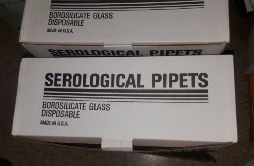Kimble Serological  Pipets Disposable Borosilicate Made in USA (250 pieces)