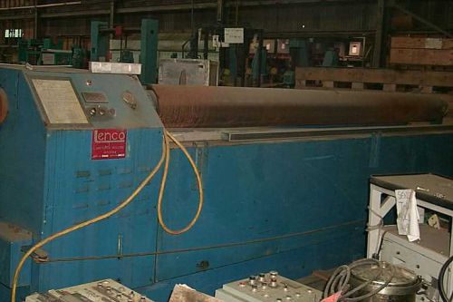 Bending/compression roll: compression: lenco h1212, 12&#039; length x 12&#034; dia., 1989 for sale