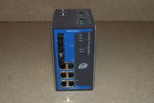 MOXA ETHERDEVICE SWITCH MODEL TYPE EDS-508-MM-SC (1D)