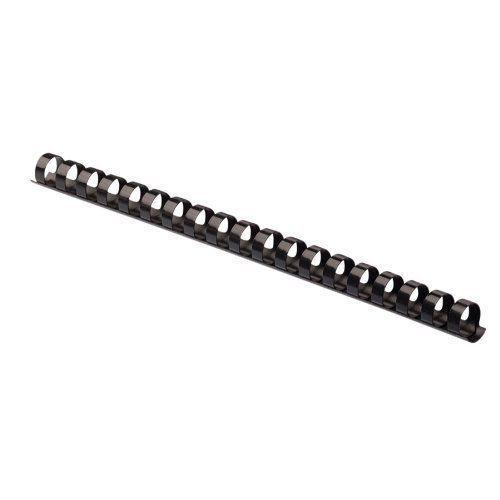 Fellowes Plastic Comb Binding Spines, 5/8 Inch Diameter, Black, 120 Sheets