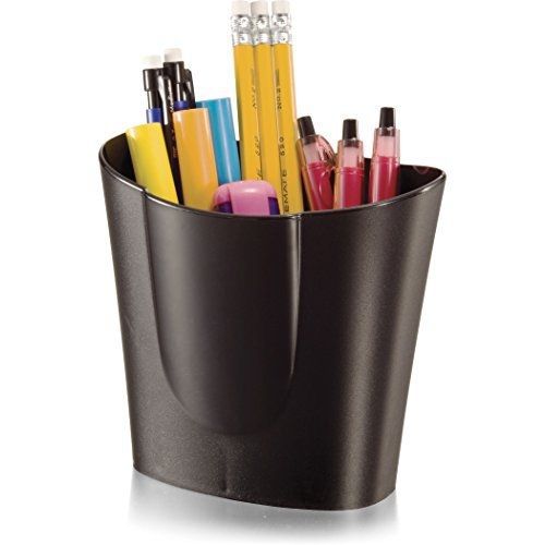 Officemate OIC Achieva Big Pencil Cup, Recycled, Black (26218)