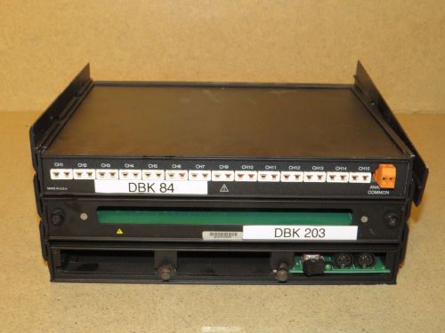 Dbk84 thermocouple module, dbk203 module, dbk32a power supply -iotech for sale