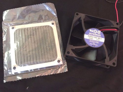 New po042-24d-3b-2 purdy electronics interfan 24vdc 100ma fan 80x80x25mm 42cfm for sale