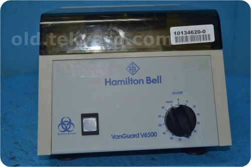 Hamilton bell vanguard 6500 (v6500) table top centrifuge @ (134620) for sale