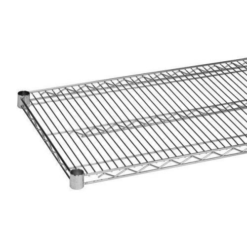 Set of 4 Focus Foodservice 14&#034; x 36&#034; Chrome Plated Wire Shelf FF1436C
