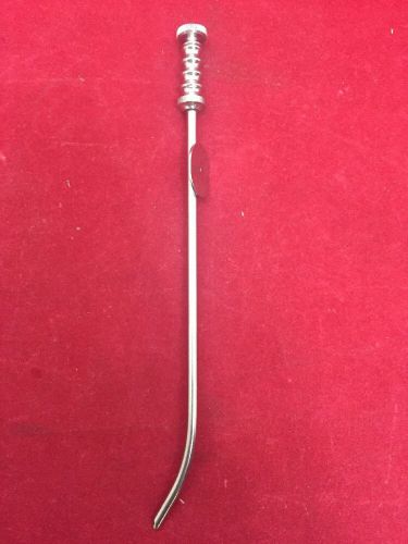 NEW HEVESY ZSI Suction Cannula Adson Curved 11 French