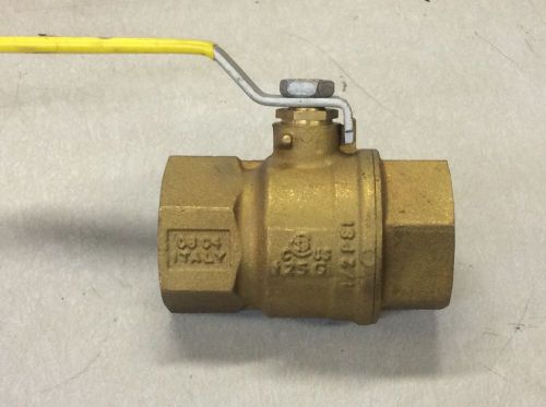 Jomar 1 1/4 brass ball valve 150 wsp 300 wog  dn32 125 g 1/2 psi new #61788 for sale