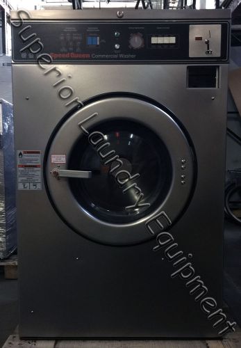 Speed queen sc27md2 washer-extractor, 30lb, coin, 220v, 3ph, reconditioned for sale