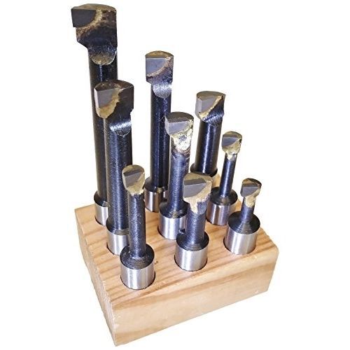 1/2 inch c-6 9 piece boring bar set 1001-0002 new free shipping on sale new for sale