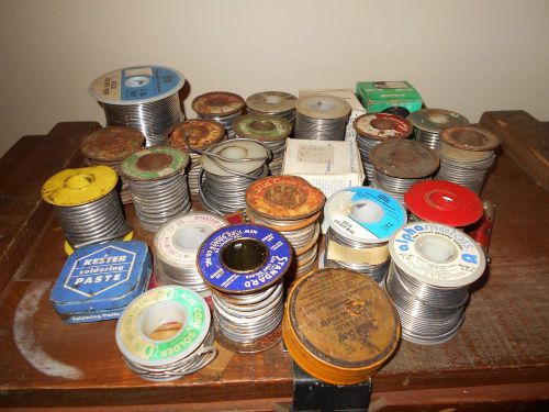 Lot of Over 23 Pounds !! of Old Plumbing Solder