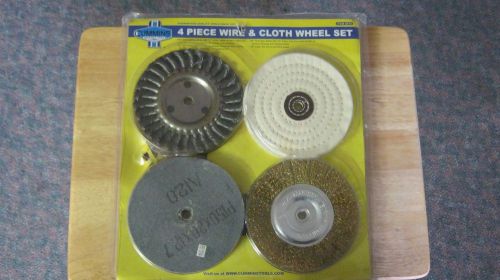 Cummins 4 piece wire &amp; cloth wheel set for sale