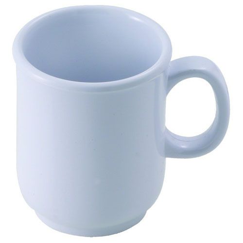 Winco MMU-8W, 8-Ounce Bulbous Melamine Mugs, White, 1 Dozen, NSF