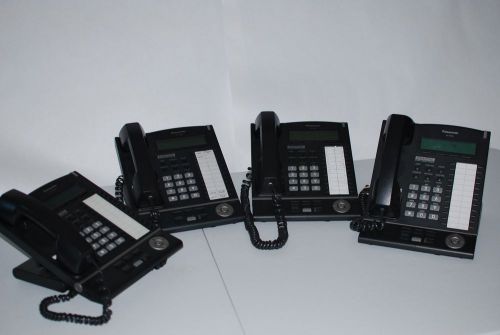 Lot of 4: Panasonic KX-T7633-B Digital Business Telephones