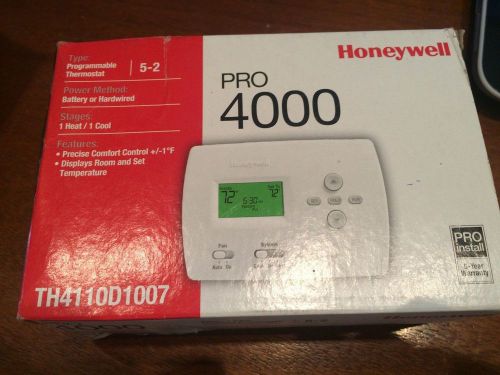 Honeywell TH4110D1007 Pro 4000 Digital 5/2 Programmable Thermostat