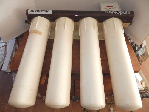 Barnstead nanopure four filter water filtration system w/megohm-cm d2770, sybron for sale