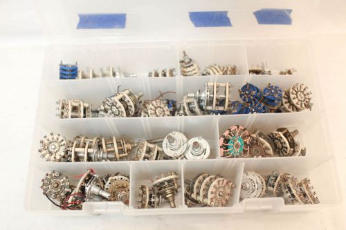 LOT of 97 Rotary Ceramic Switches CRL OAK + Others - Electroswitch