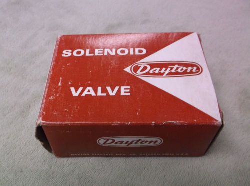 Dayton Solenoid Valve 6X080 General Purpose Solenoid New in Box Factory Sealed