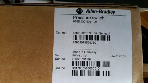 Allen Bradley 836E DA1EN1 D4 Pressure Switch new