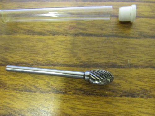 SE-51 OVAL CARBIDE ROTARY BURR FILE CUTTING  1/4&#034; x 3/8&#034; on 1/8&#034; Shank