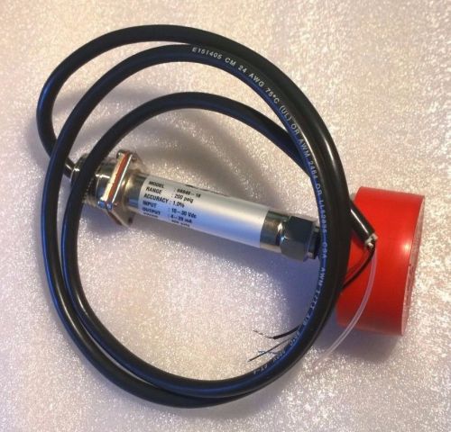 Cole-parmer  68846-18 sanitary pressure transmitter 4-20 ma, 200 psig for sale