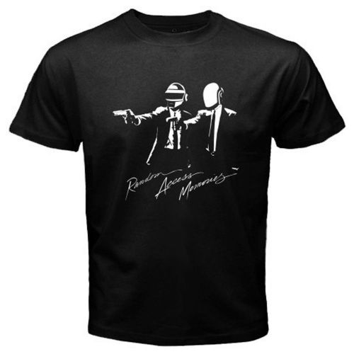 DAFT PUNK Random Access Memories Electro Music Men&#039;s Black T-Shirt Size S-3XL