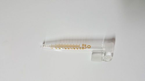 Lab glass  centrifuge tube with stopper graduated 10ml new for sale