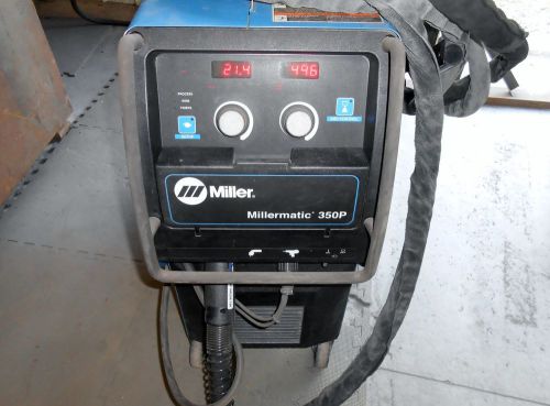 Miller 350P 907300 pulsed mig steel / aluminum push pull gun welder