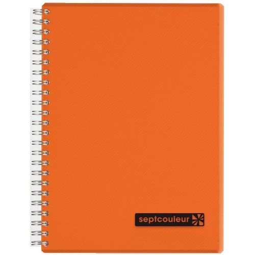 Maruman - Sept Couleur Notebook - A5 - 7mm Rule - Orange