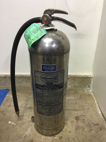 General Water Fire Extinguisher Model WS - 900 Refillable In Working Cond.