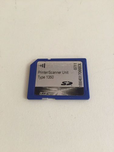 1PC Ricoh Printer/Scanner Unit Type 1350 SD Card