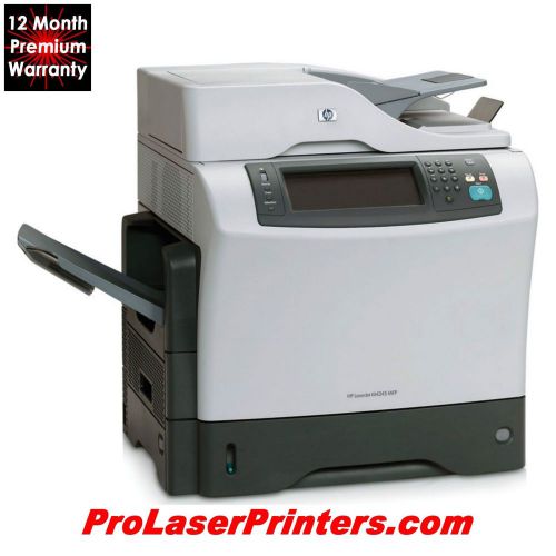 Hp hewlett-packard laserjet m4345 mfp premium laser printer/copier/fax cb425a-p for sale